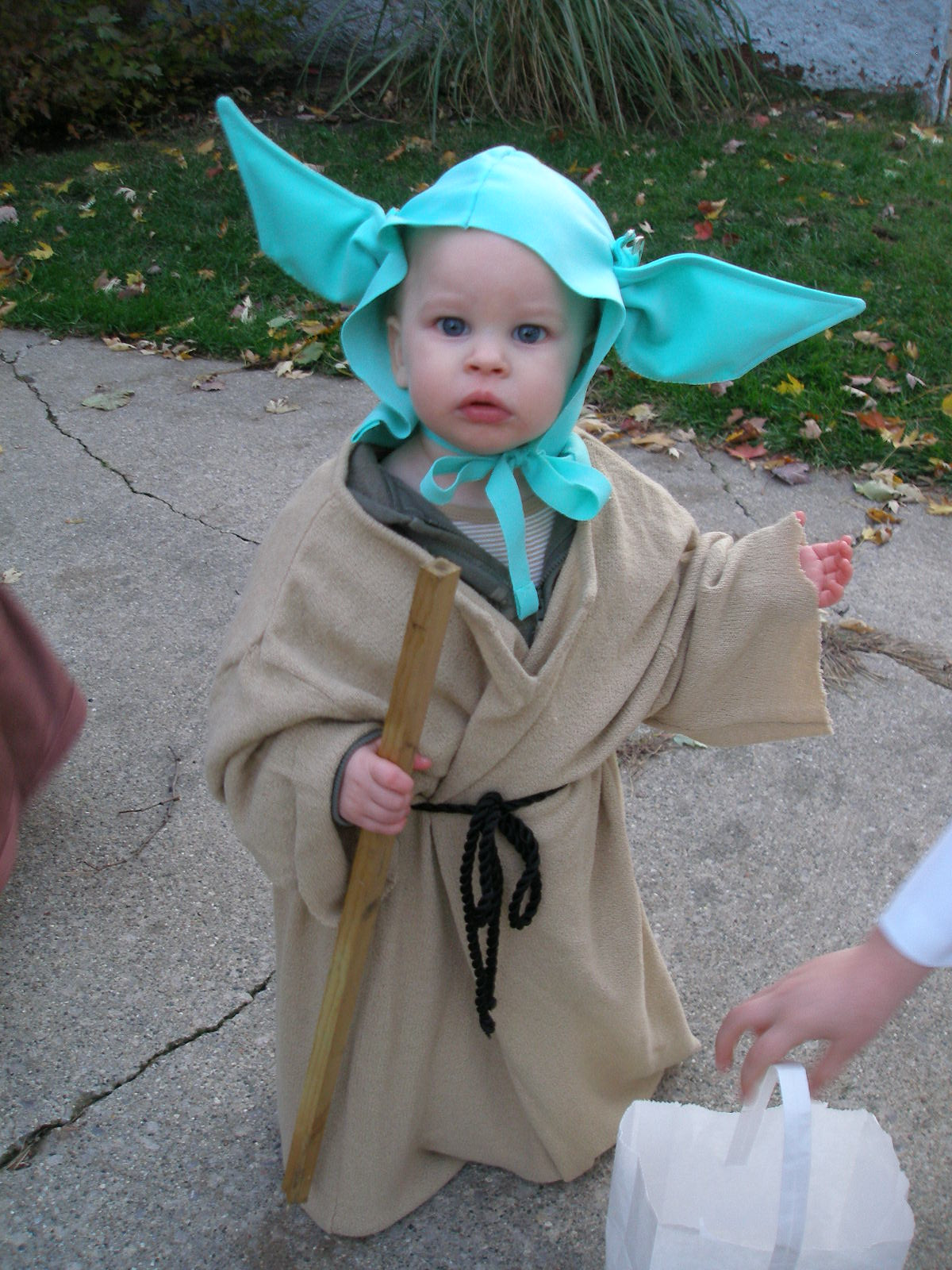 Baby Costume Diy
 Super Savings DIY Star Wars Costumes Baby Yoda Princess