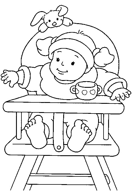 Baby Doll Coloring Page
 Free Printable Baby Doll Coloring Pages Coloring Home