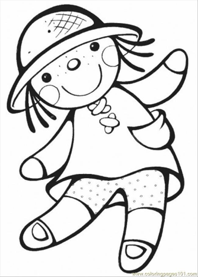 Baby Doll Coloring Page
 Baby Doll Coloring Pages Coloring Home
