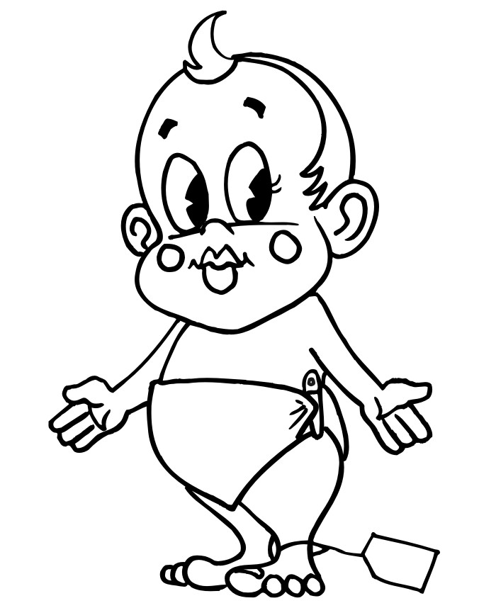 Baby Doll Coloring Page
 Baby Doll Coloring Pages Coloring Home