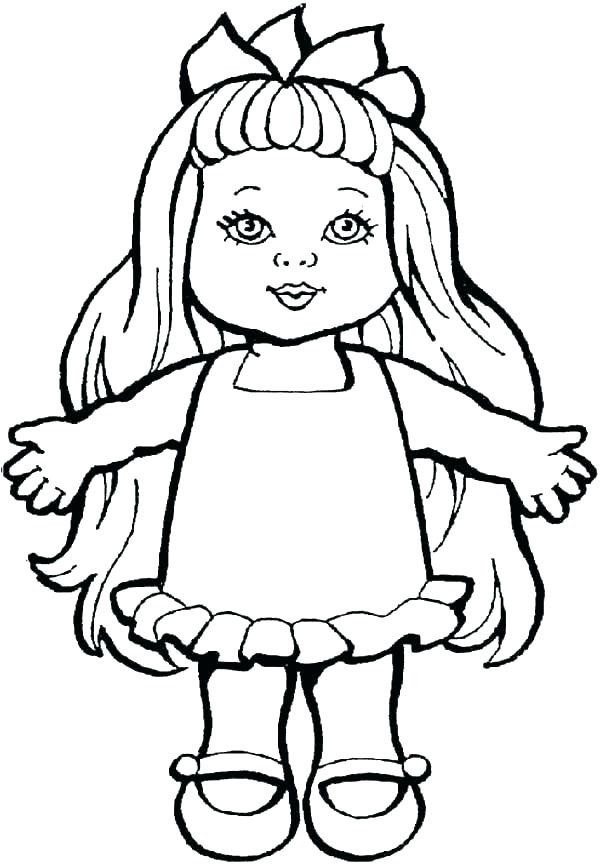 Baby Doll Coloring Pages
 Baby Doll Coloring Page at GetColorings