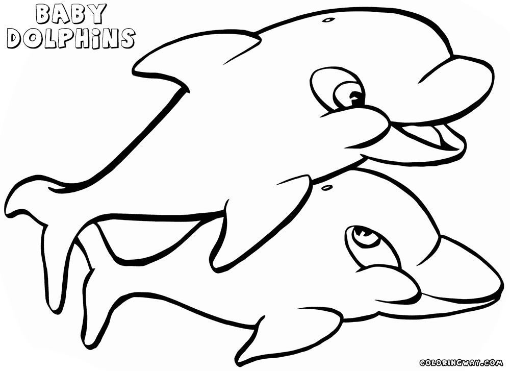 Baby Dolphin Coloring Pages
 Baby dolphin coloring pages