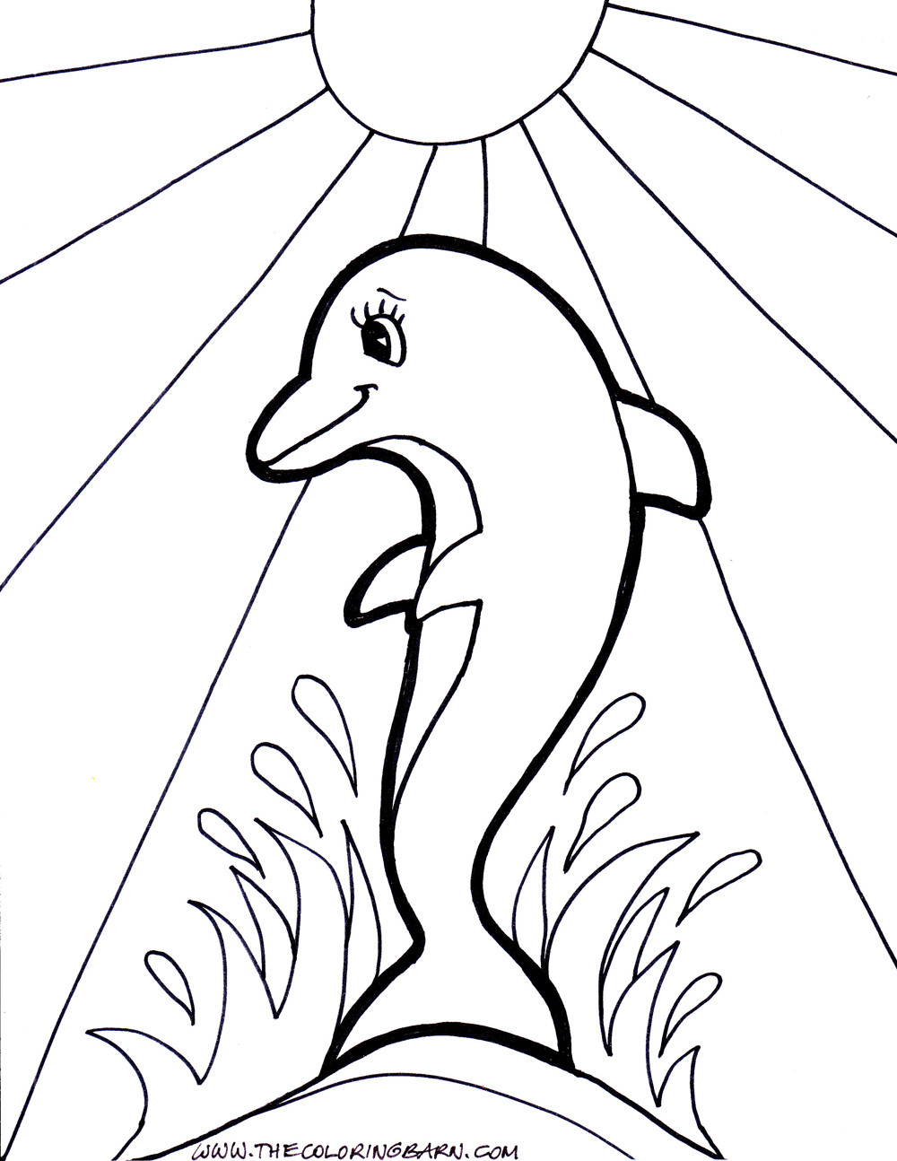 Baby Dolphin Coloring Pages
 Coloring Pages For Girls at GetDrawings