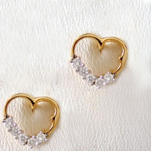 Baby Earrings Gold
 Baby Gold Earrings Designs 0 20 Ct Natural Certified Party