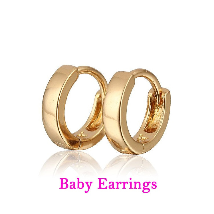 Baby Earrings Gold
 Aliexpress Buy Baby Earring Gold Hoop Earrings Kids