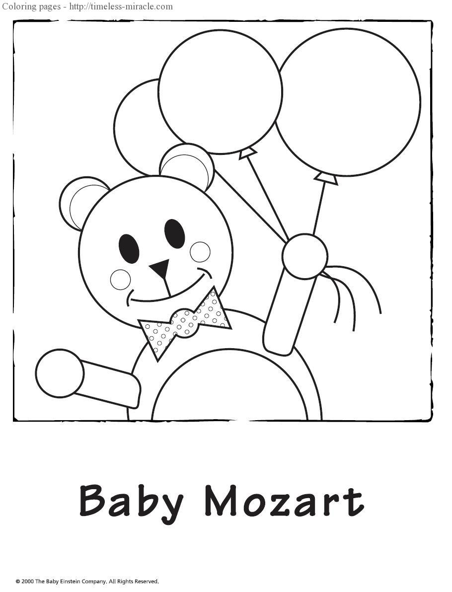 Baby Einstein Coloring Books
 Baby einstein coloring pages timeless miracle