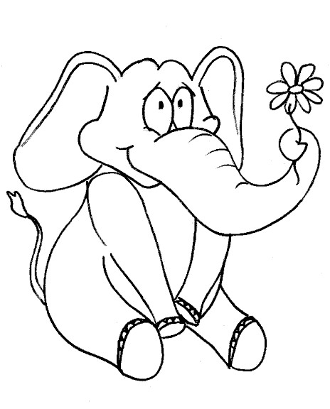Baby Elephant Coloring Pages
 Baby Elephant Coloring Pages Animal