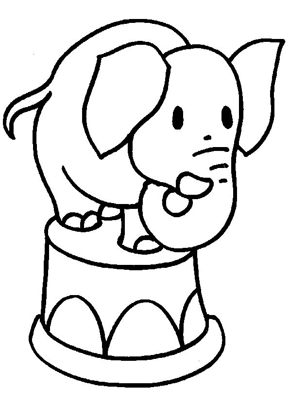 Baby Elephant Coloring Pages
 transmissionpress Baby Elephant Coloring Pages