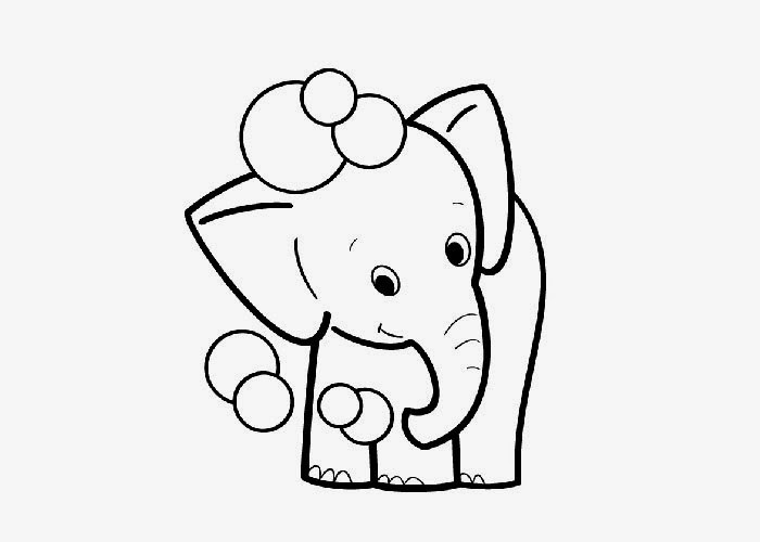 Baby Elephant Coloring Pages
 Baby elephant coloring pages