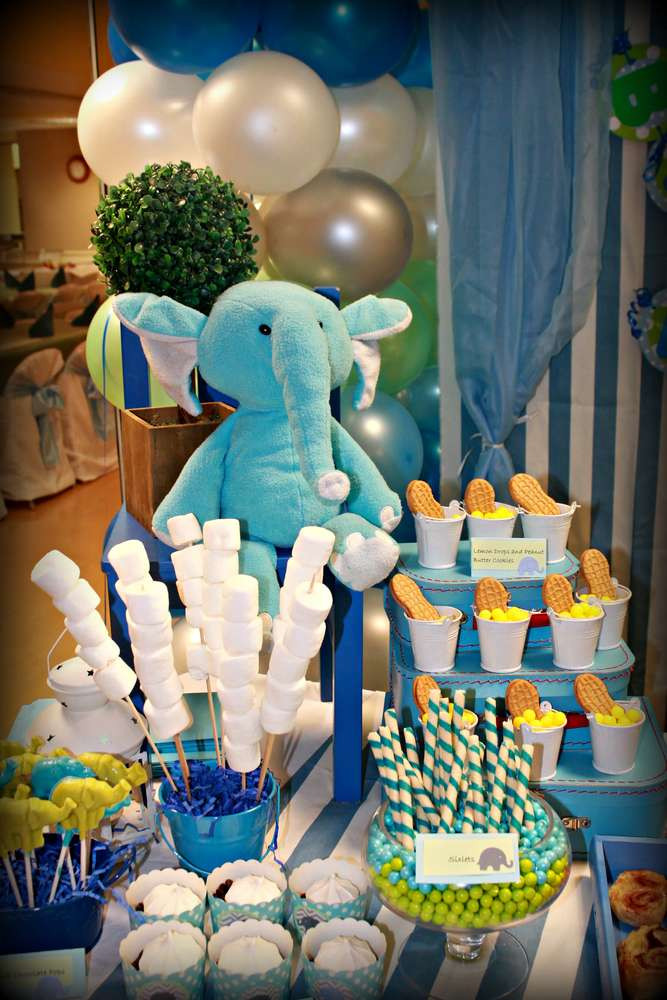 Baby Elephant Party Supplies
 Elephants Birthday Party Ideas 4 of 25