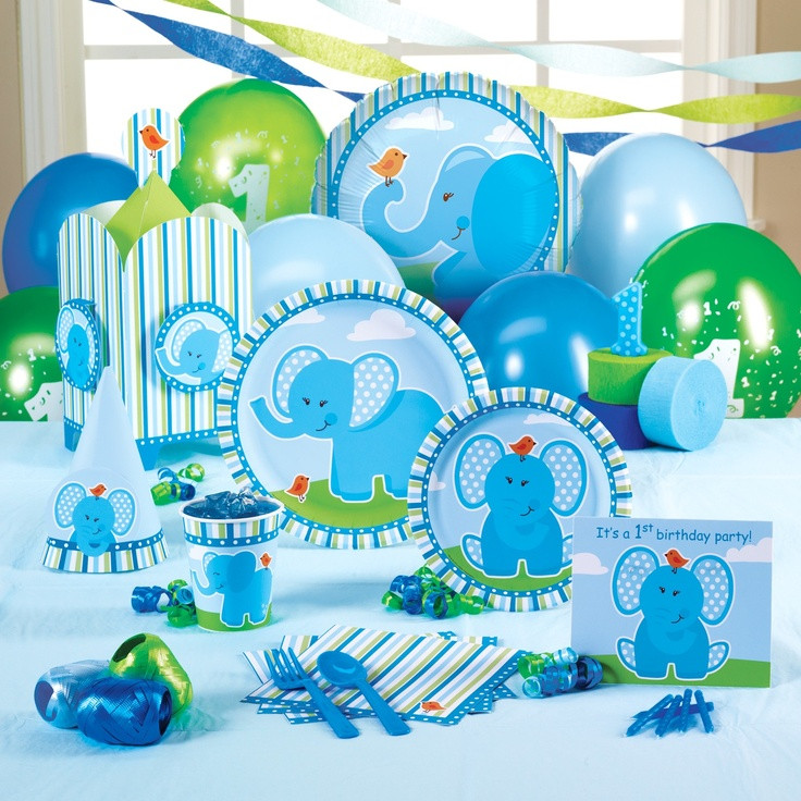 Baby Elephant Party Supplies
 138 best Elephant Theme Baby Shower images on Pinterest