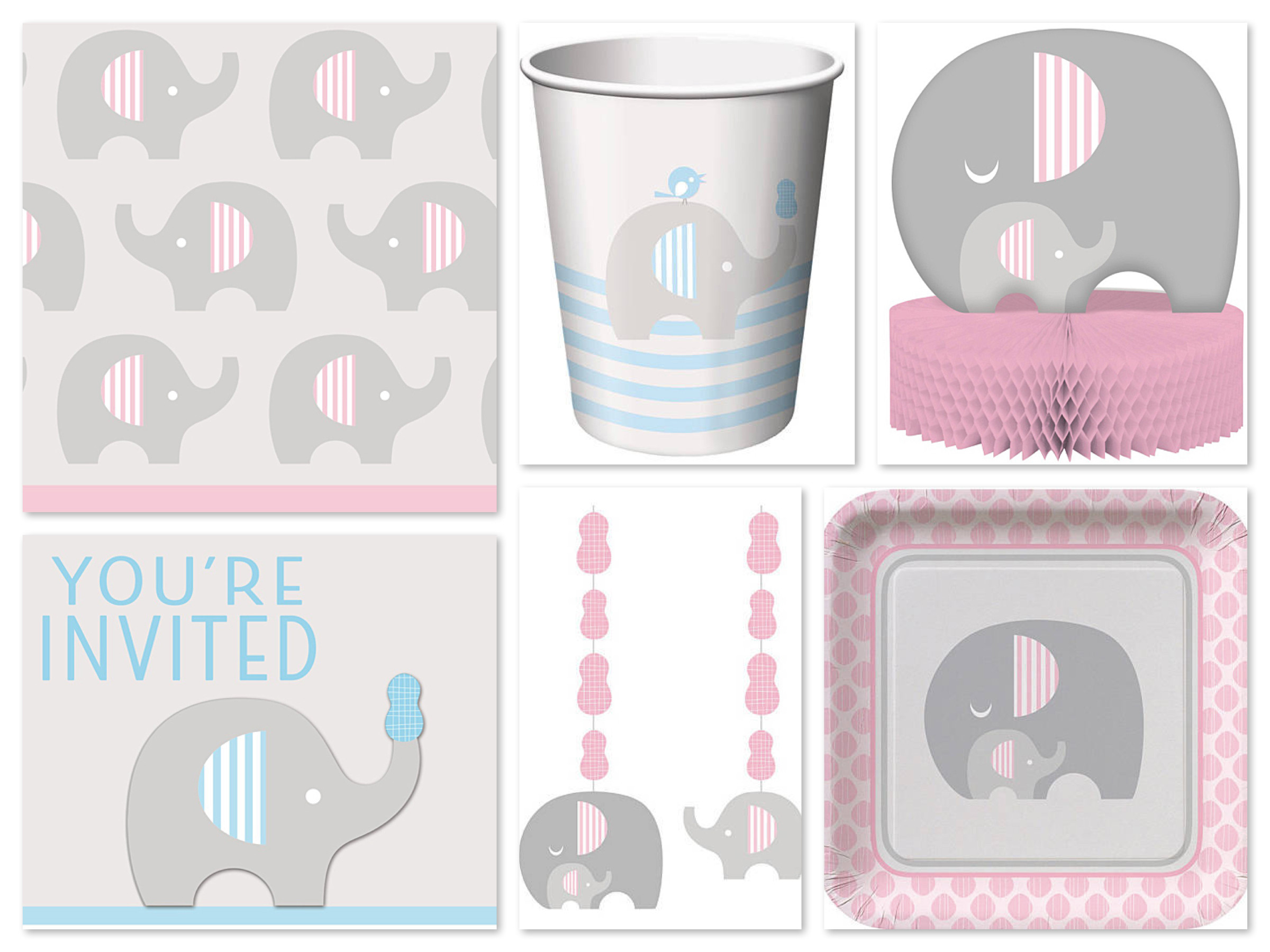 Baby Elephant Party Supplies
 Elephant Themed Party Planning Ideas & Supplies