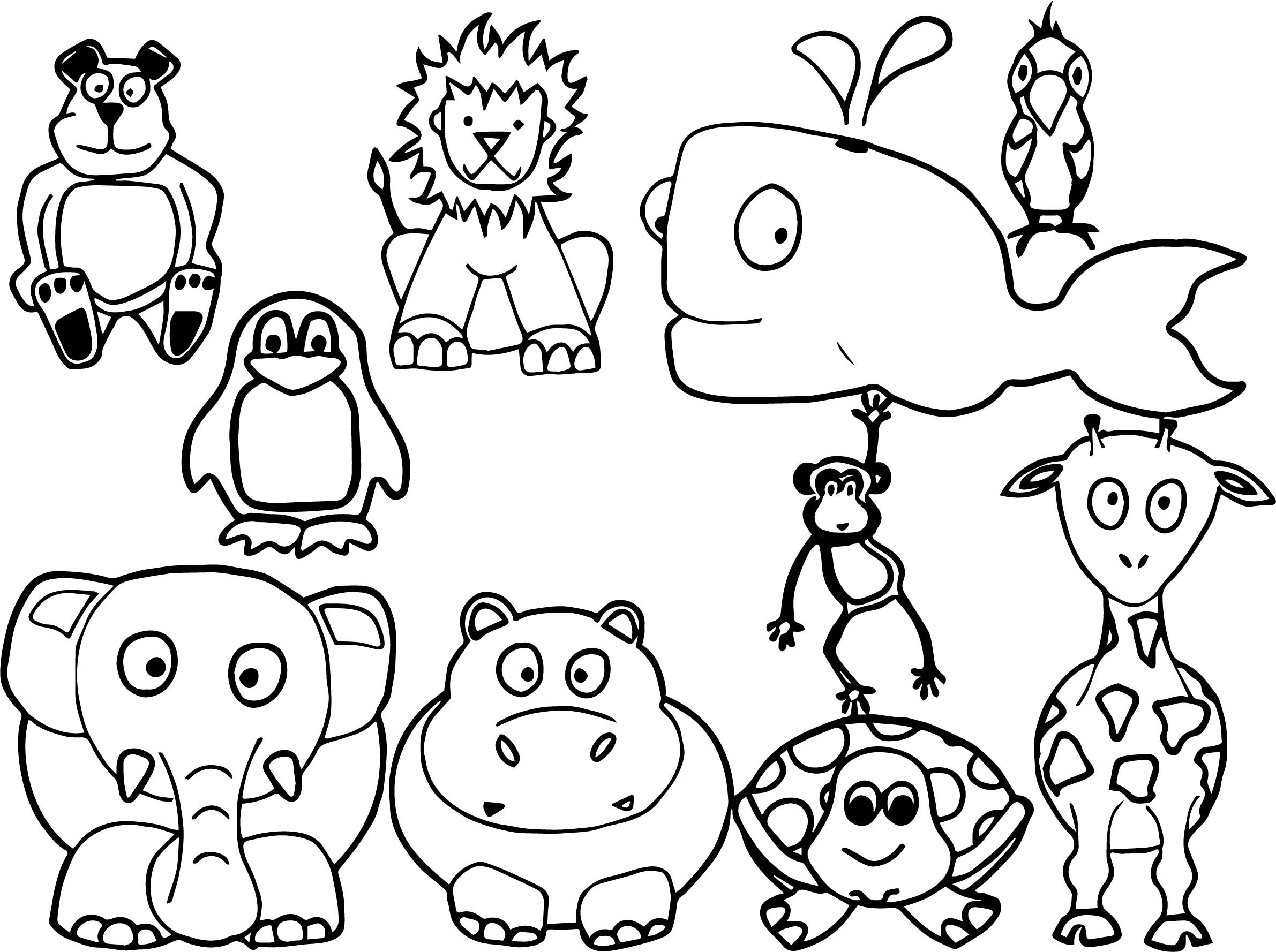 Baby Farm Animals Coloring Pages
 All Baby Farm Animal Coloring Page