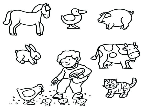 Baby Farm Animals Coloring Pages
 Baby Animal Coloring Pages Best Coloring Pages For Kids