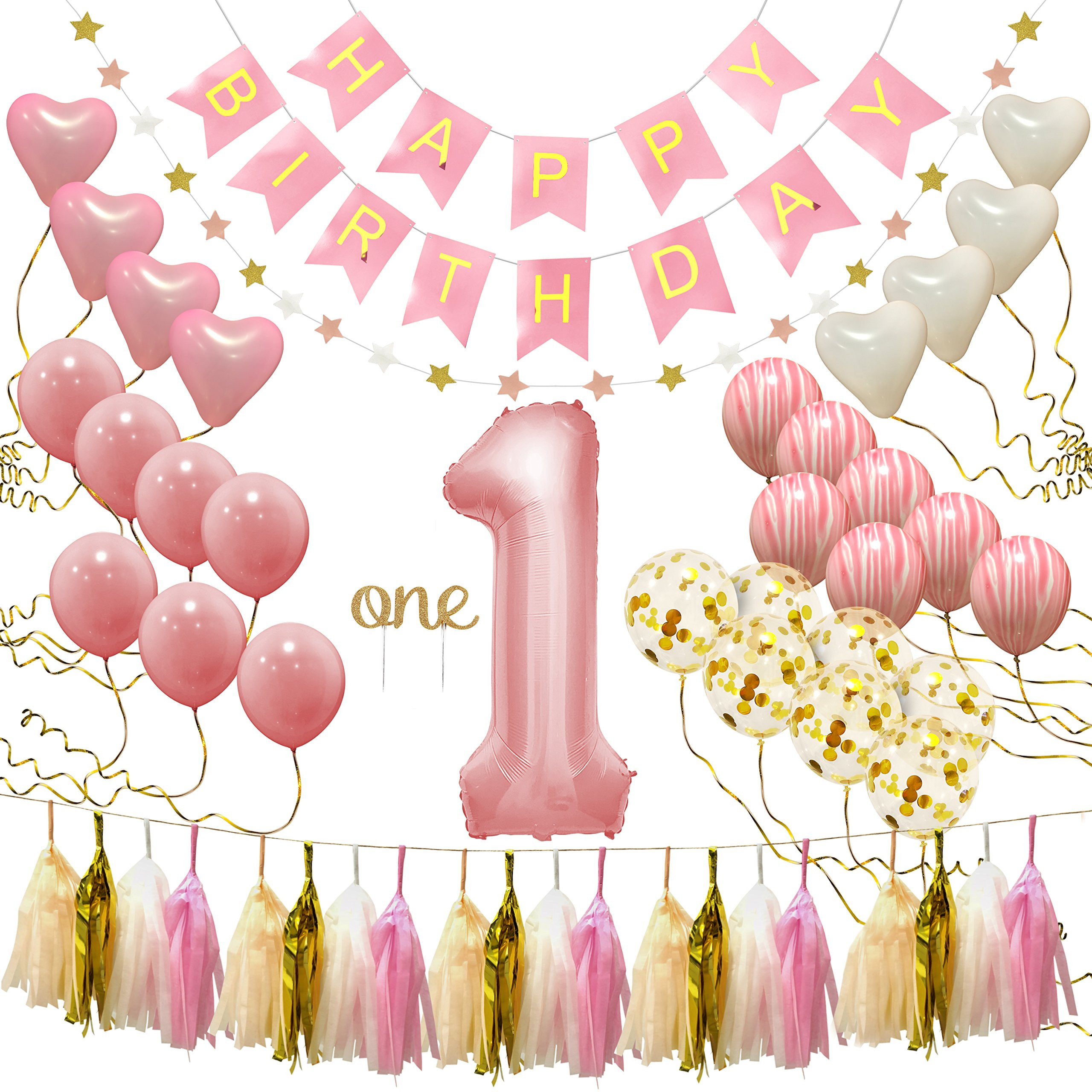 Baby First Birthday Decoration Ideas
 First Birthday Decorations for Girl