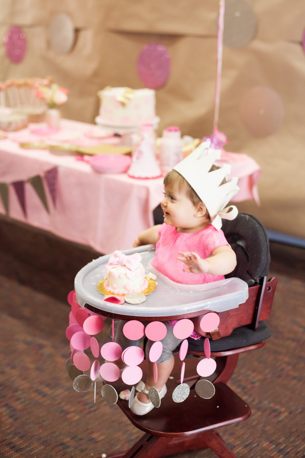 Baby First Birthday Decoration Ideas
 Nat your average girl 1st birthday party decor