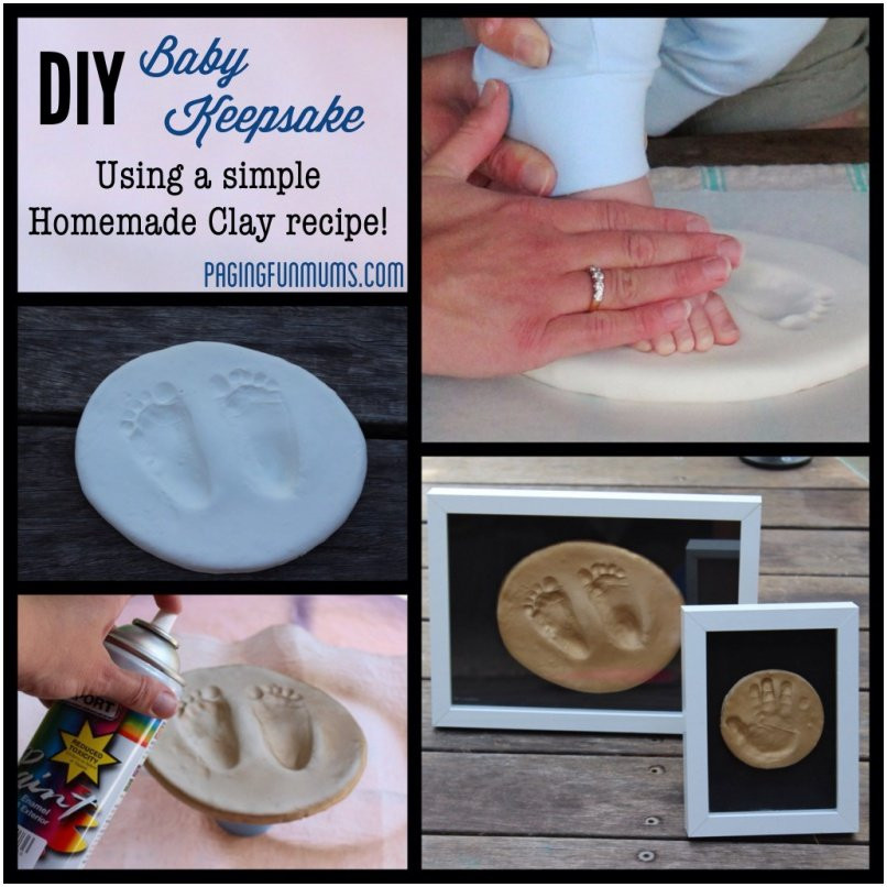 Baby Foot DIY
 9 Cute DIY Footprint Keepsake Ideas and Tutorial Page 2