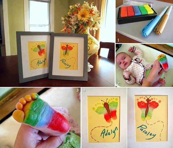 Baby Foot DIY
 DIY Baby Foot Picture Art s and for