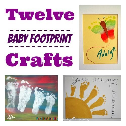 Baby Footprint Crafts
 12 Clever Crafts Featuring Baby s Footprints