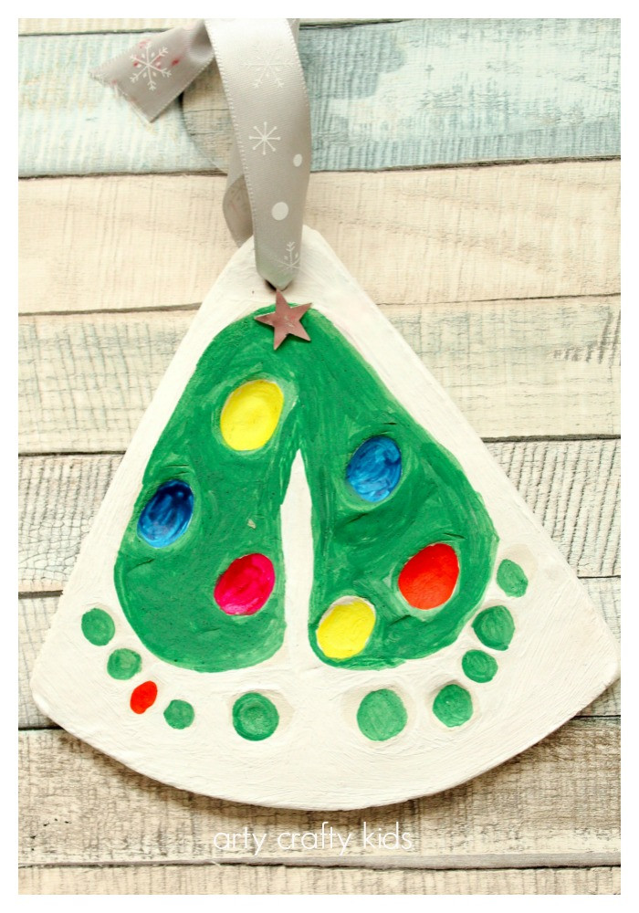 Baby Footprint Crafts
 Baby Footprints Christmas Tree Ornament Arty Crafty Kids