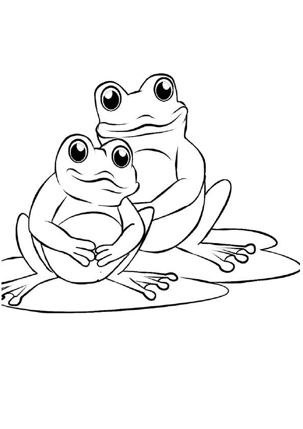 Baby Frog Coloring Pages
 Free Printable Frog Coloring Pages Frog Coloring
