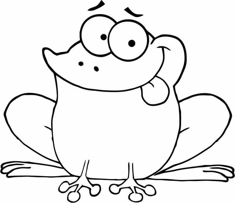Baby Frog Coloring Pages
 Cute Toad Coloring Pages To Print Coloring Home