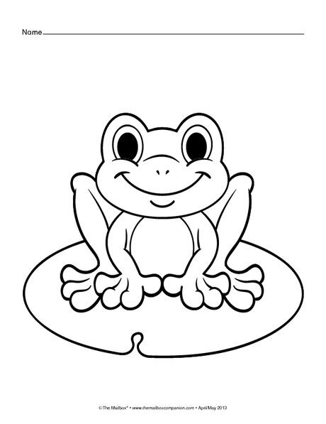 Baby Frog Coloring Pages
 Coloring pages frog butterfly and flower with ladybug