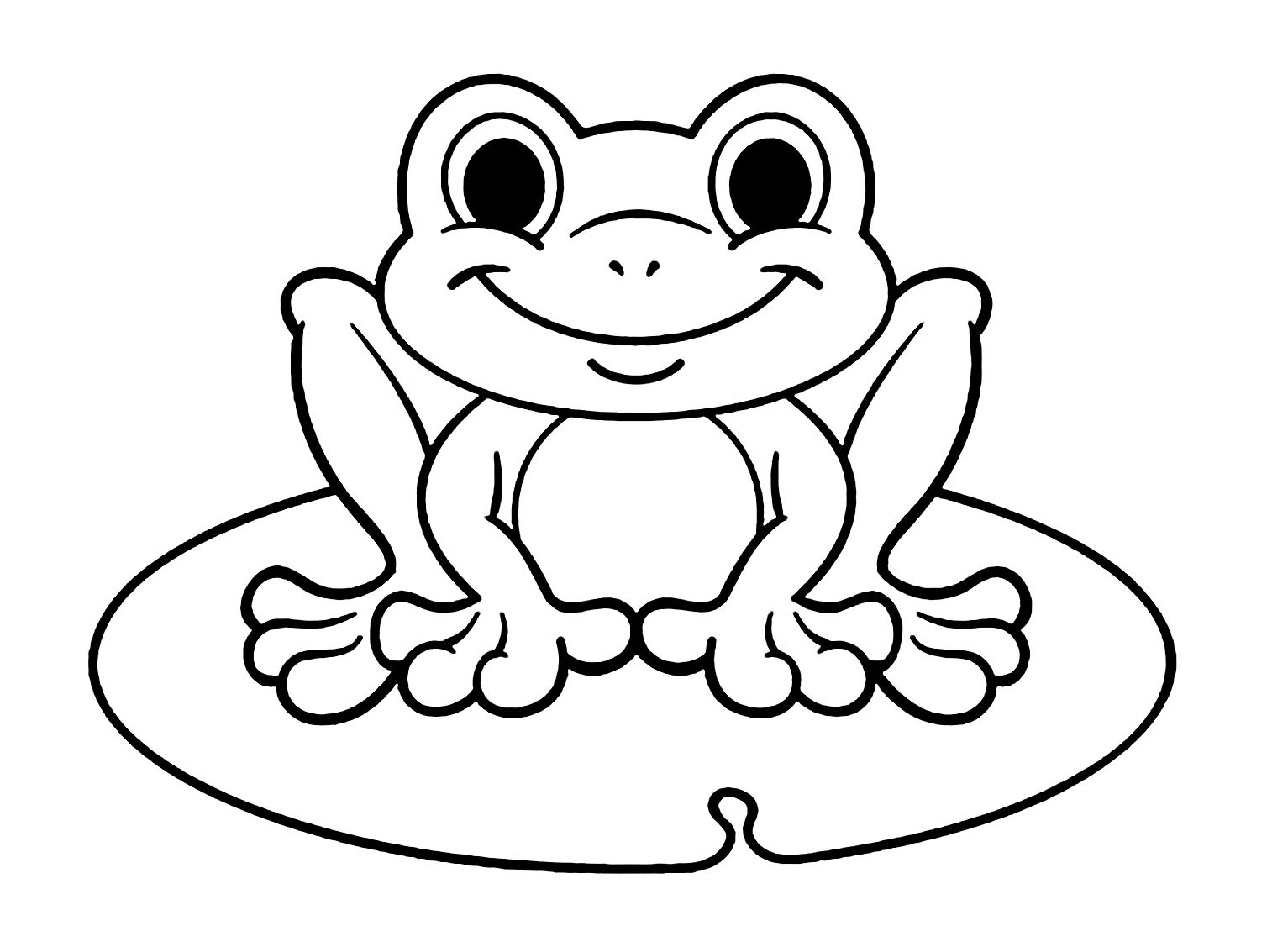 Baby Frog Coloring Pages
 Frogs to print for free Frogs Kids Coloring Pages