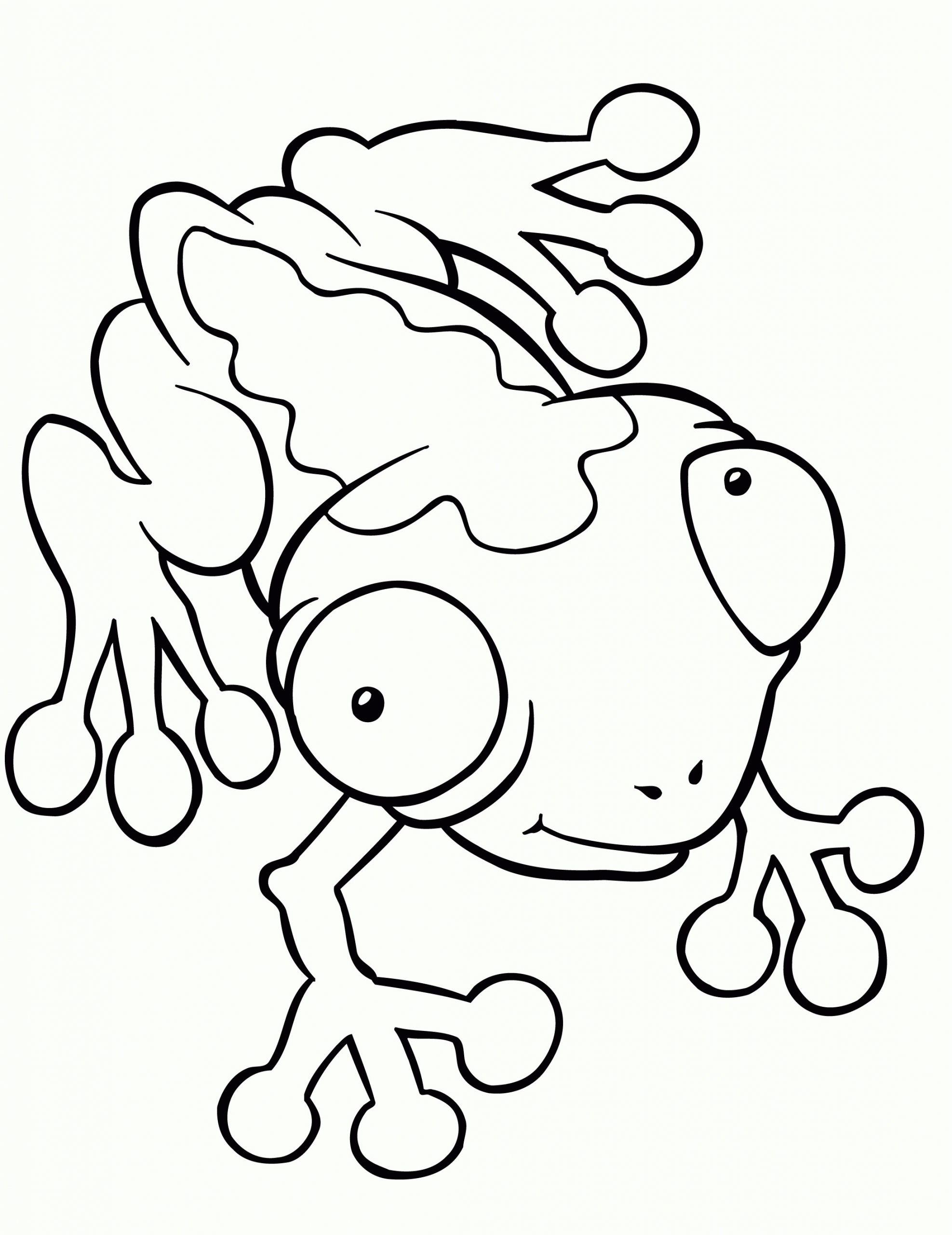 Baby Frog Coloring Pages
 Cute Toad Coloring Pages To Print Coloring Home