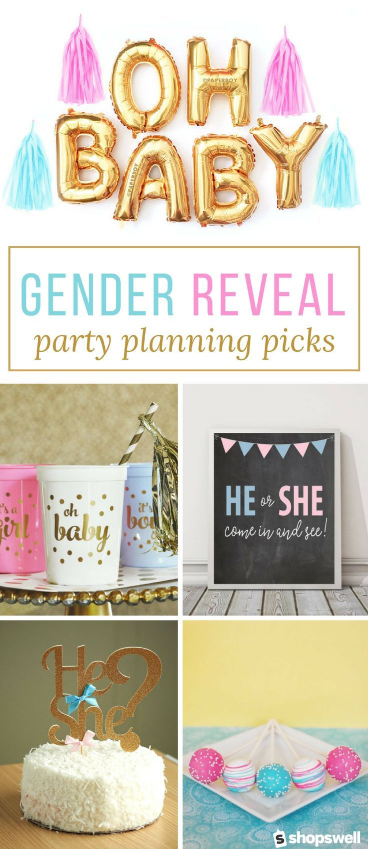 Baby Gender Reveal Party Ideas Pinterest
 188 best Gender reveal ideas images on Pinterest