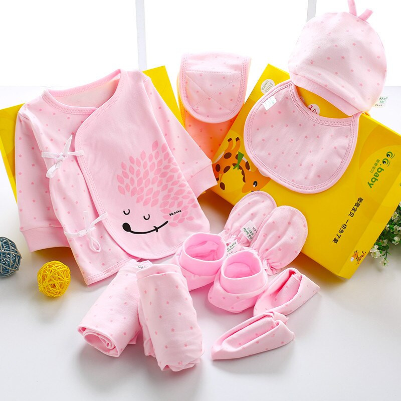 Baby Gift Set
 10pcs set New Born Baby Gift Set Girl Clothes Cotton