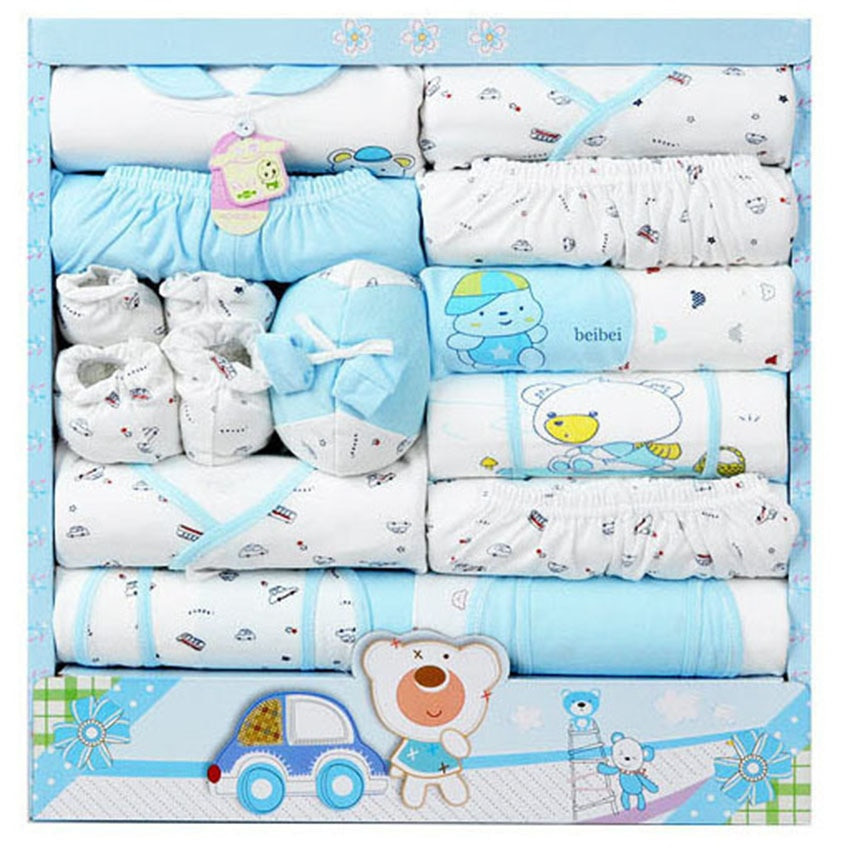 Baby Gift Set
 15Pcs Set High Quality Cotton Newborn Baby Clothing