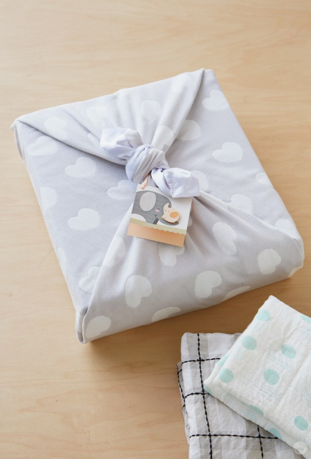 Baby Gift Wrapping Creative Ideas
 Baby t wrap ideas Showered with love Think Make