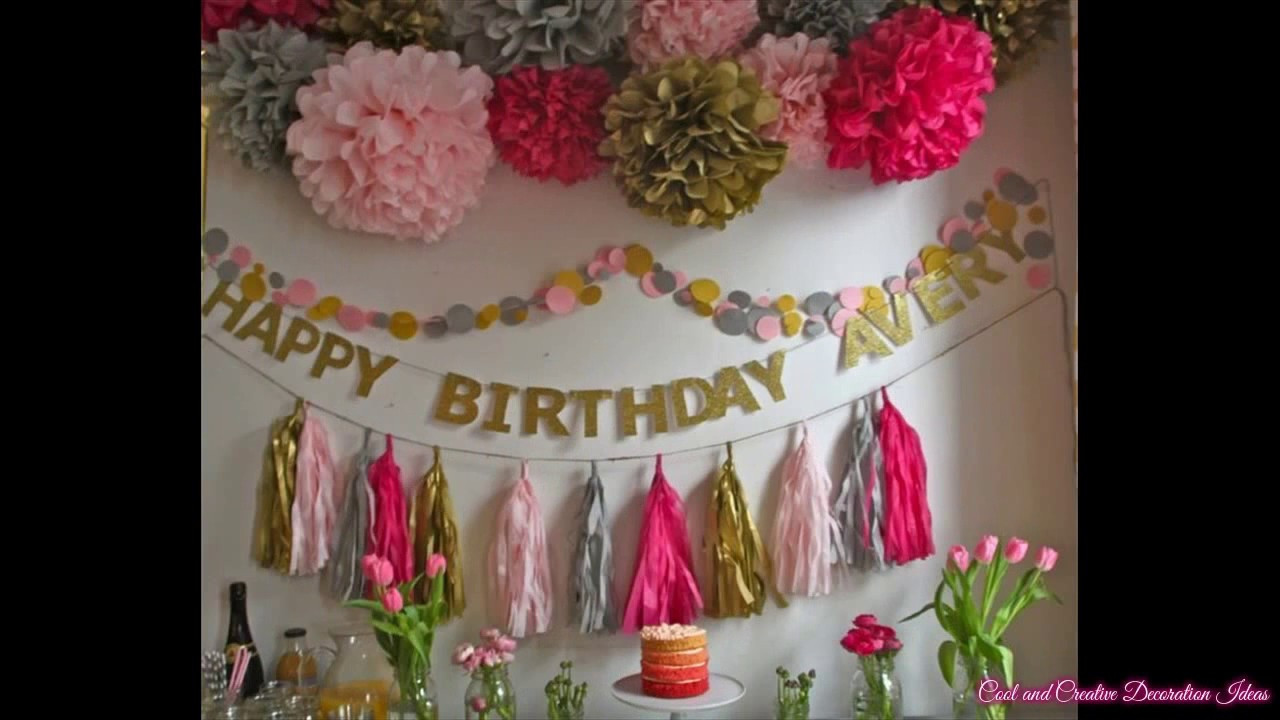 Baby Girl 1St Birthday Party Decorations
 Baby Girl First Birthday Party Decorating Ideas
