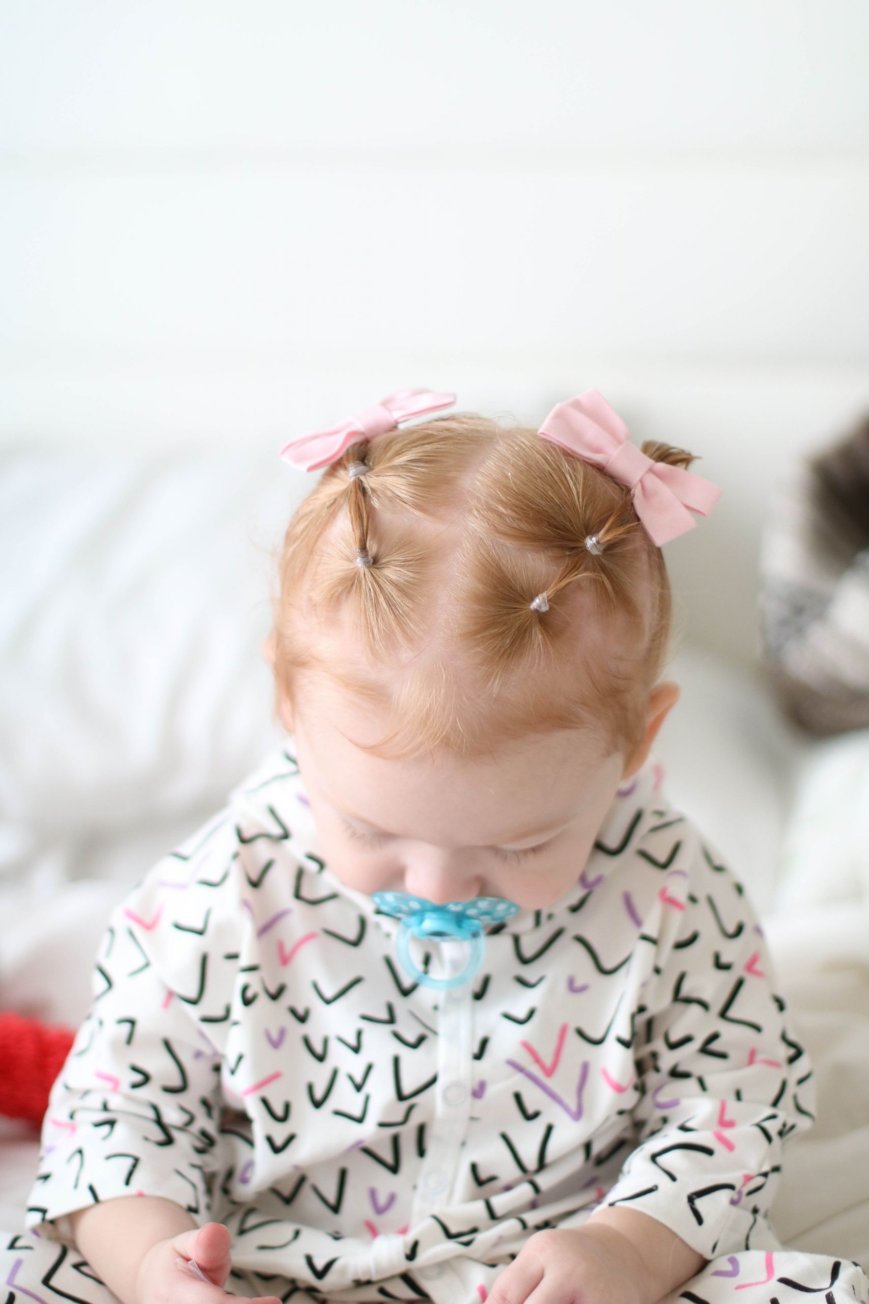 Baby Girl Hair
 Triple Ponytail Hair Tutorial For Toddlers