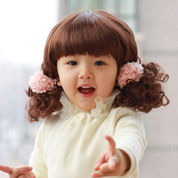 Baby Girl Hair
 Baby Cute Girls Kids Short Curly Hair Wigs Lovely Princess