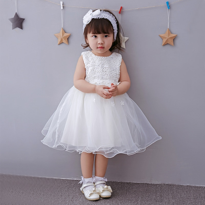 Baby Girls Party
 Baby Girl Dresses Party Wear Vestido Infant Toddler 2017