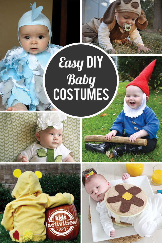 Baby Halloween Costumes DIY
 Easy Homemade Halloween Costumes for Baby
