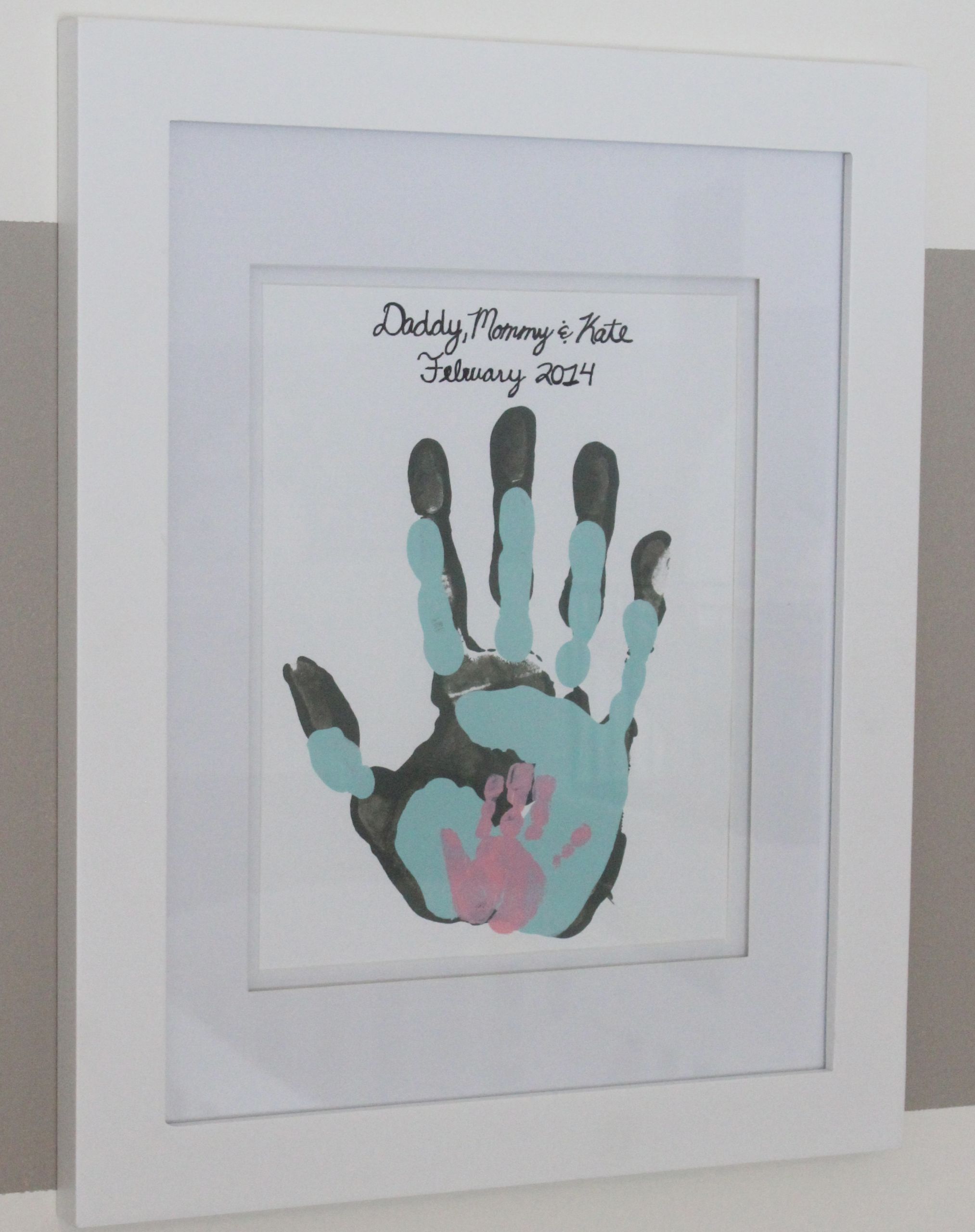 Baby Handprint Craft
 Baby handprint art