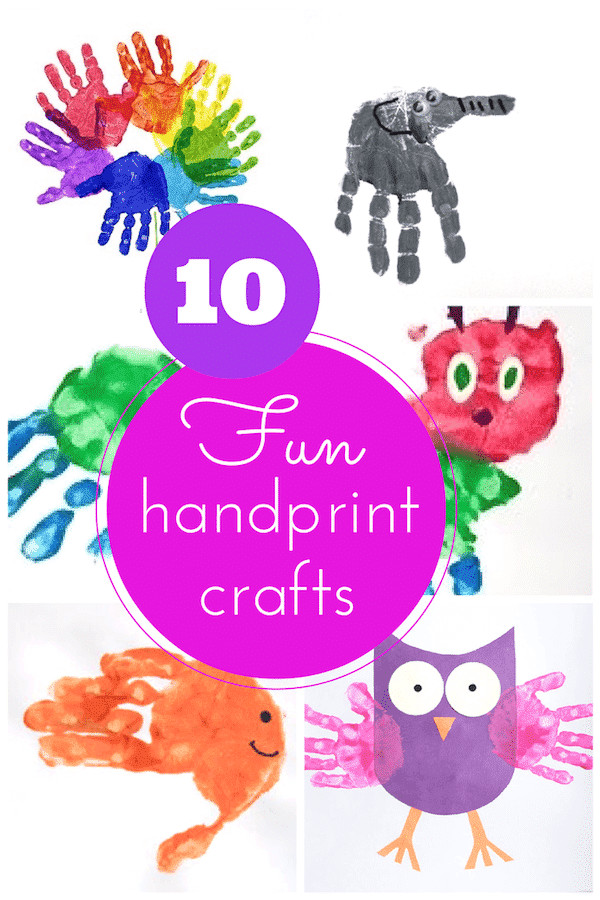 Baby Handprint Craft
 10 amazing handprint craft ideas for kids