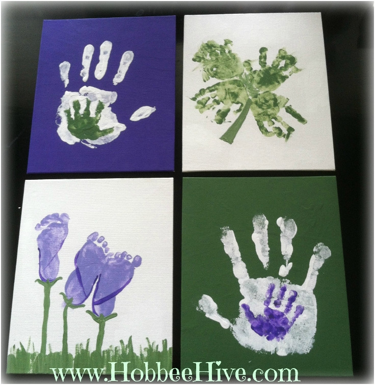 Baby Handprint Craft
 Top 10 DIY Babyprint Keepsakes Top Inspired