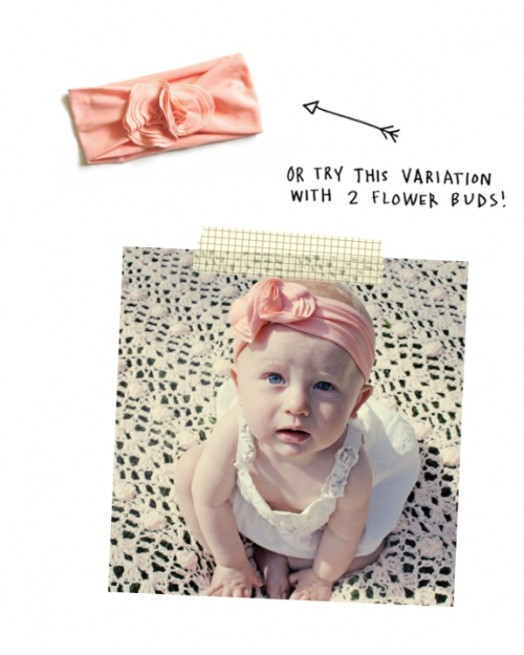 Baby Headbands DIY
 DIY Jersey Headband For Your Baby Girl