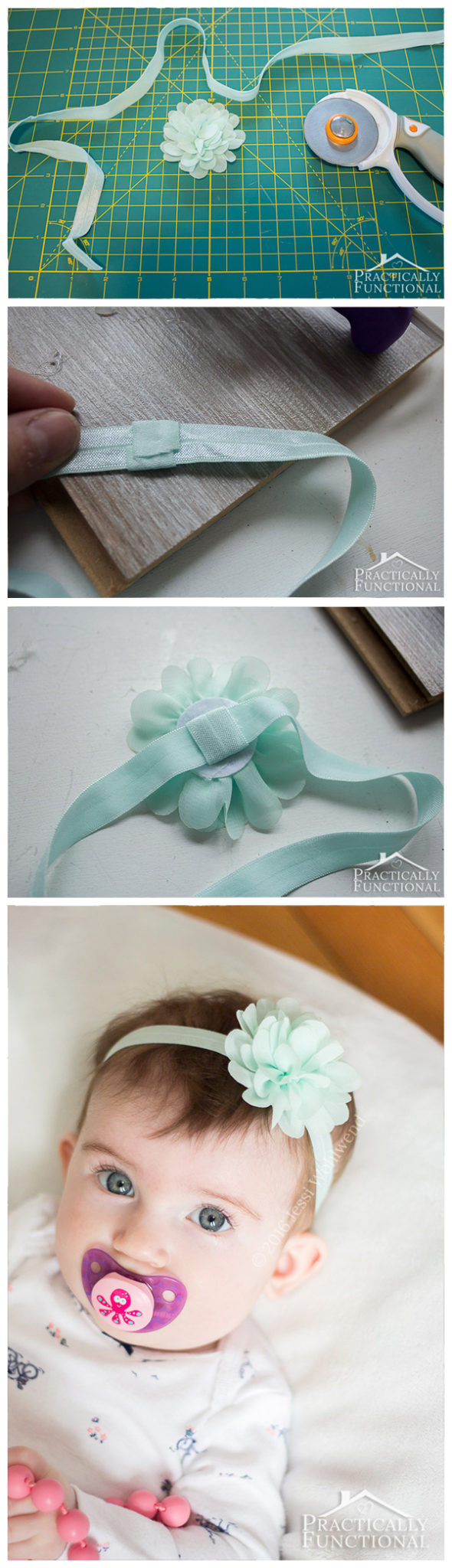 Baby Headbands DIY
 DIY No Sew Baby Flower Headbands