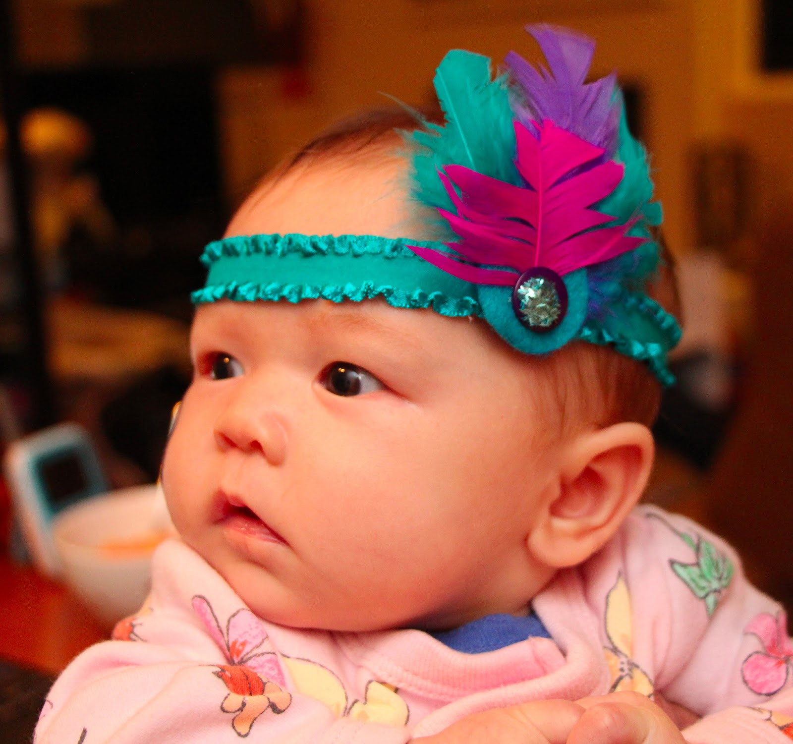 Baby Headbands DIY
 The Experimental Crafter Baby Flapper Headband DIY