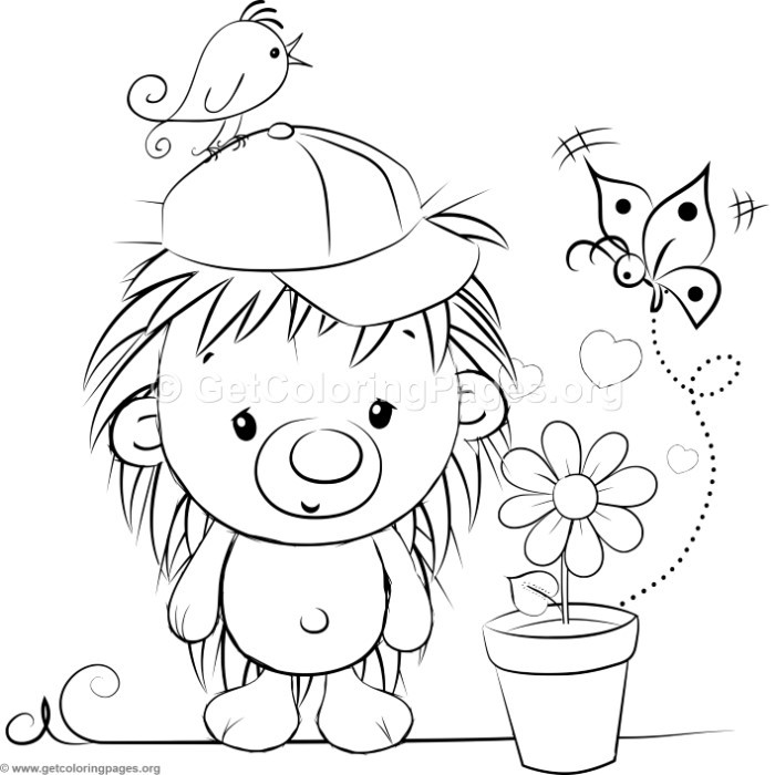 Baby Hedgehog Coloring Pages
 Cute Hedgehog 11 Coloring Pages – GetColoringPages
