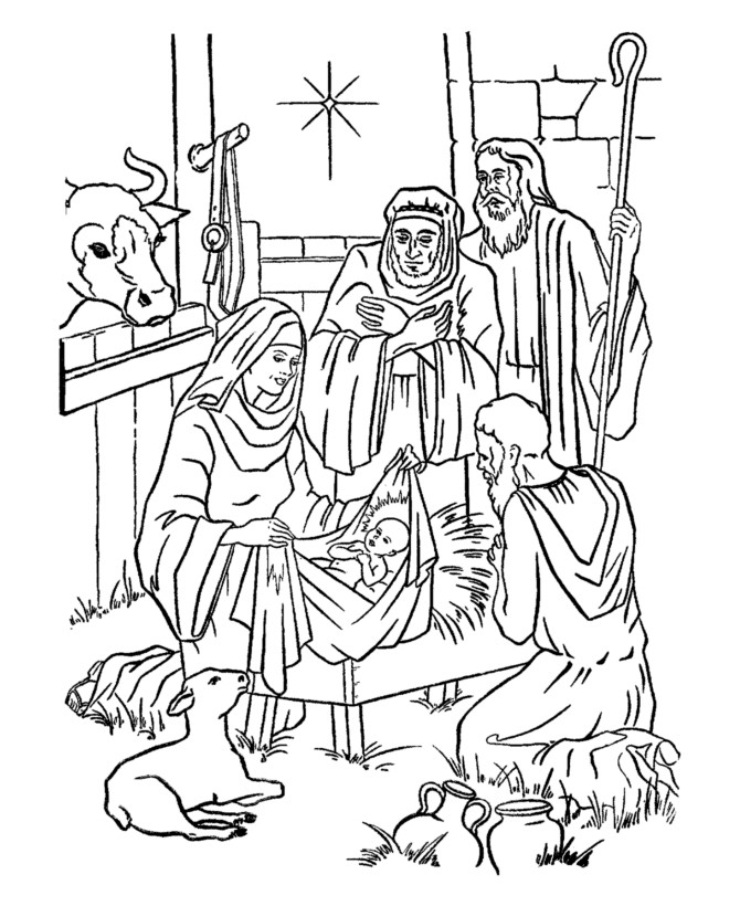 Baby Jesus In A Manger Coloring Pages
 Baby Jesus Coloring Pages Best Coloring Pages For Kids