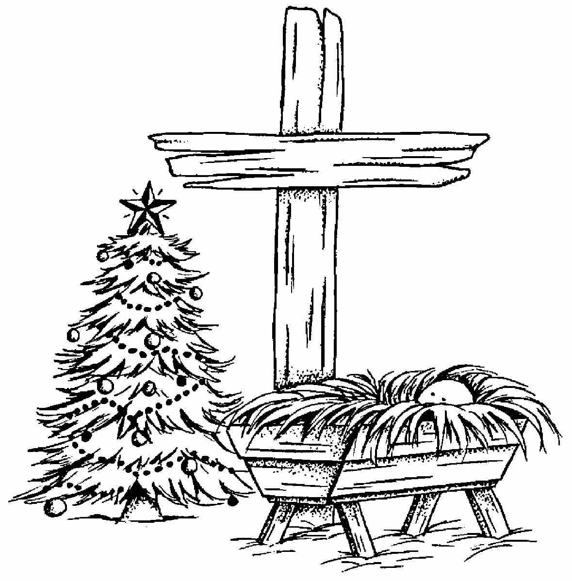 Baby Jesus In A Manger Coloring Pages
 Free Baby Jesus In The Manger Download Free