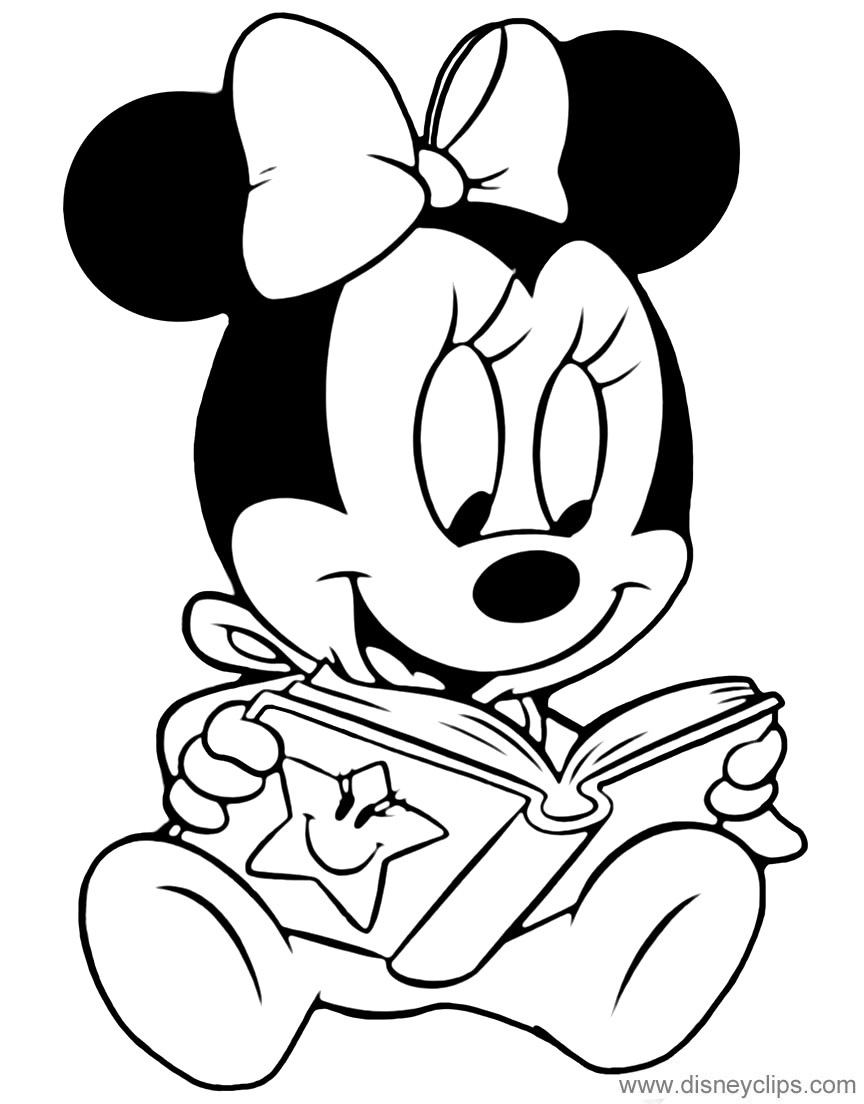 Baby Minnie Coloring Pages
 Disney Babies Coloring Pages 5
