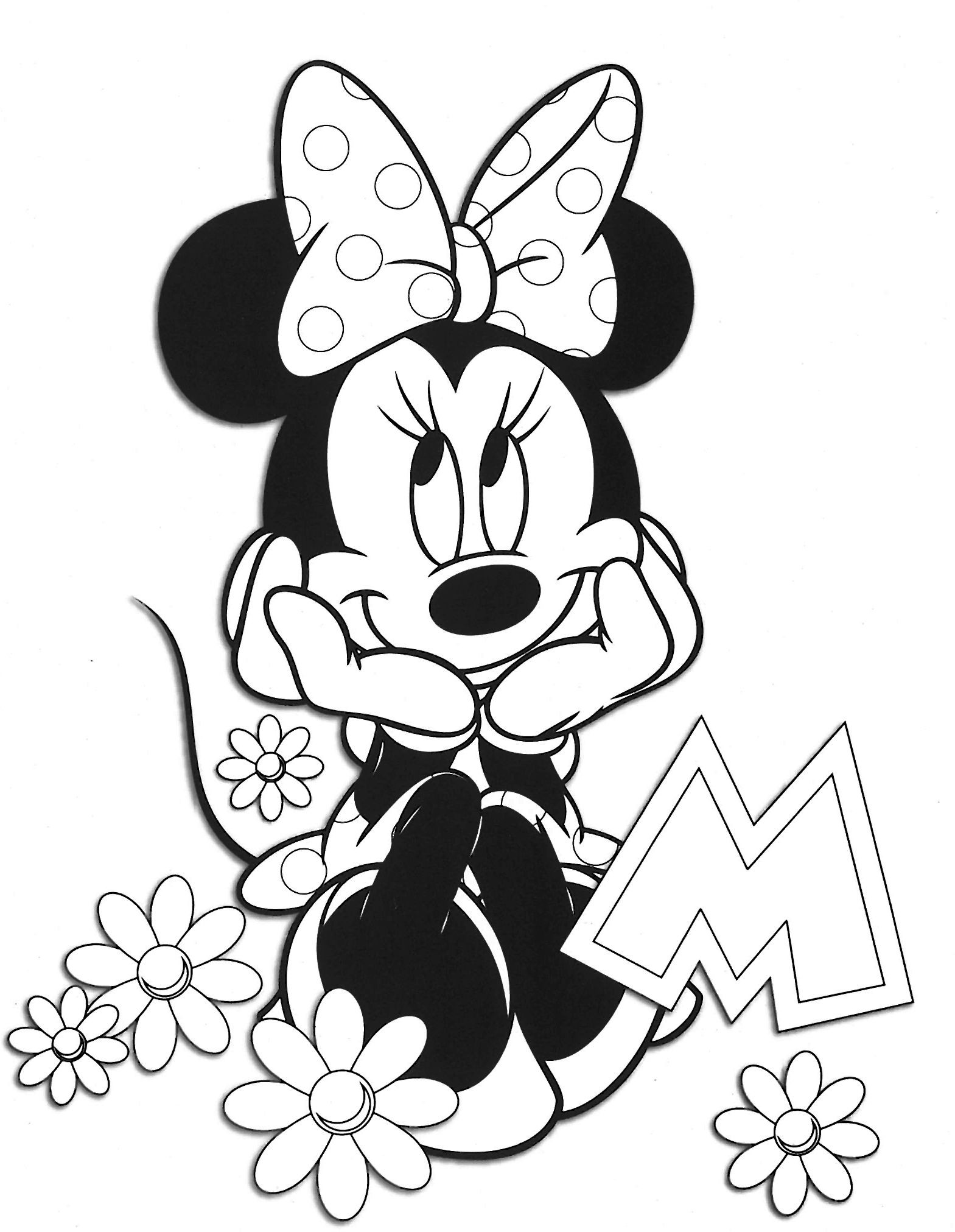 Baby Minnie Mouse Coloring Pages
 MINNIE Minnie baby Pinterest