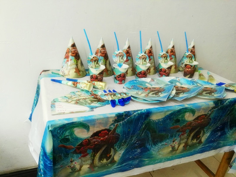 Baby Moana Party Supplies
 WHOLESALE MOANA THEME PARTY DECORATIONS BABY HAPPY
